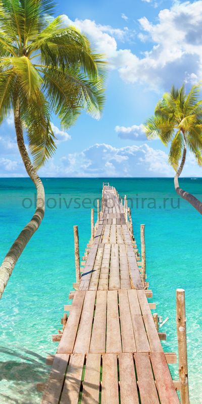 Фрески Пейзажи Пляжи и пальмы ID13220