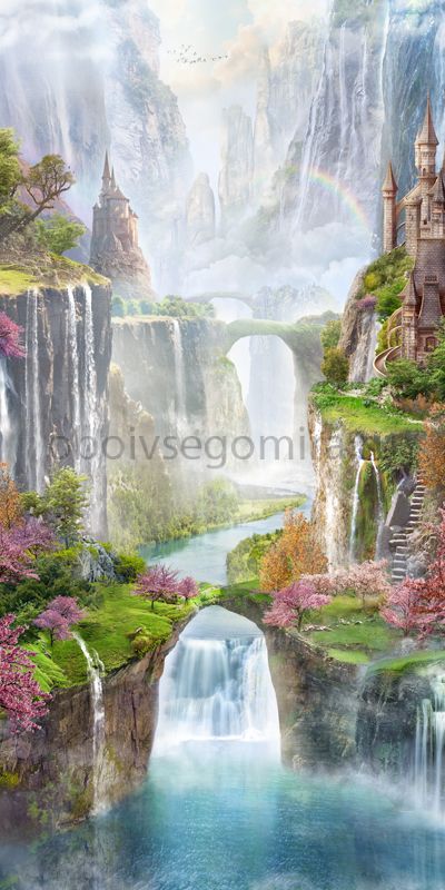 Фрески Пейзажи Водопады 6546