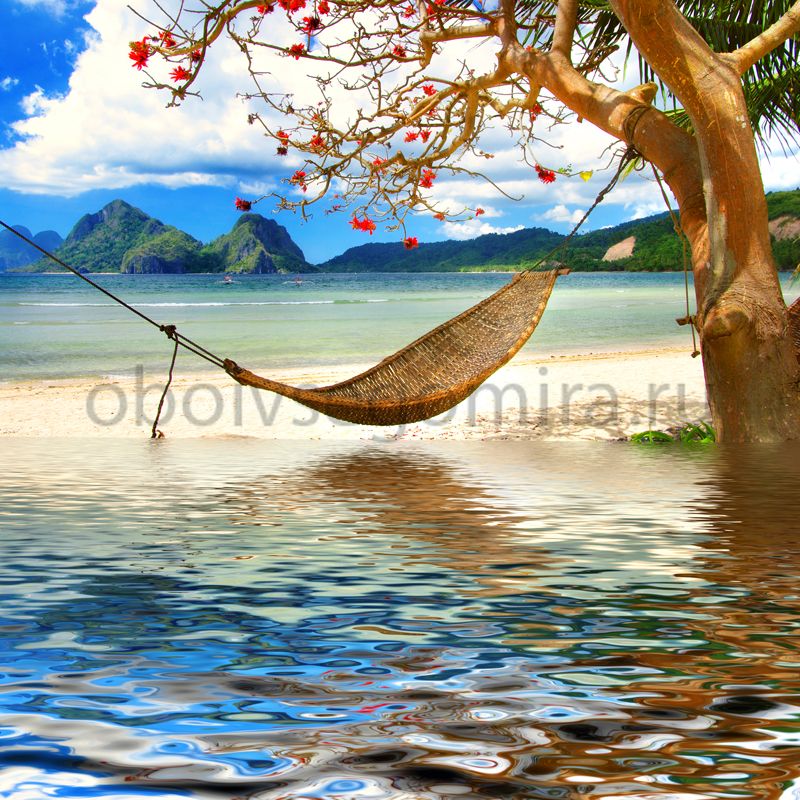Фрески Пейзажи Пляжи и пальмы ID11015