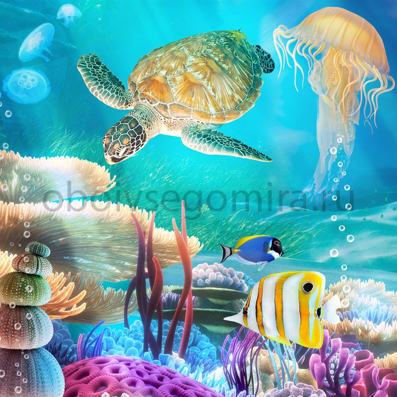 Фрески Пейзажи Подводный мир 6508