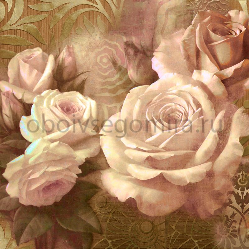 Фрески Цветы Разные цветы ID135588