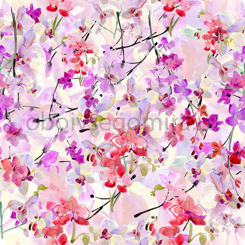 Фрески Современный дизайн Цветы ID135651