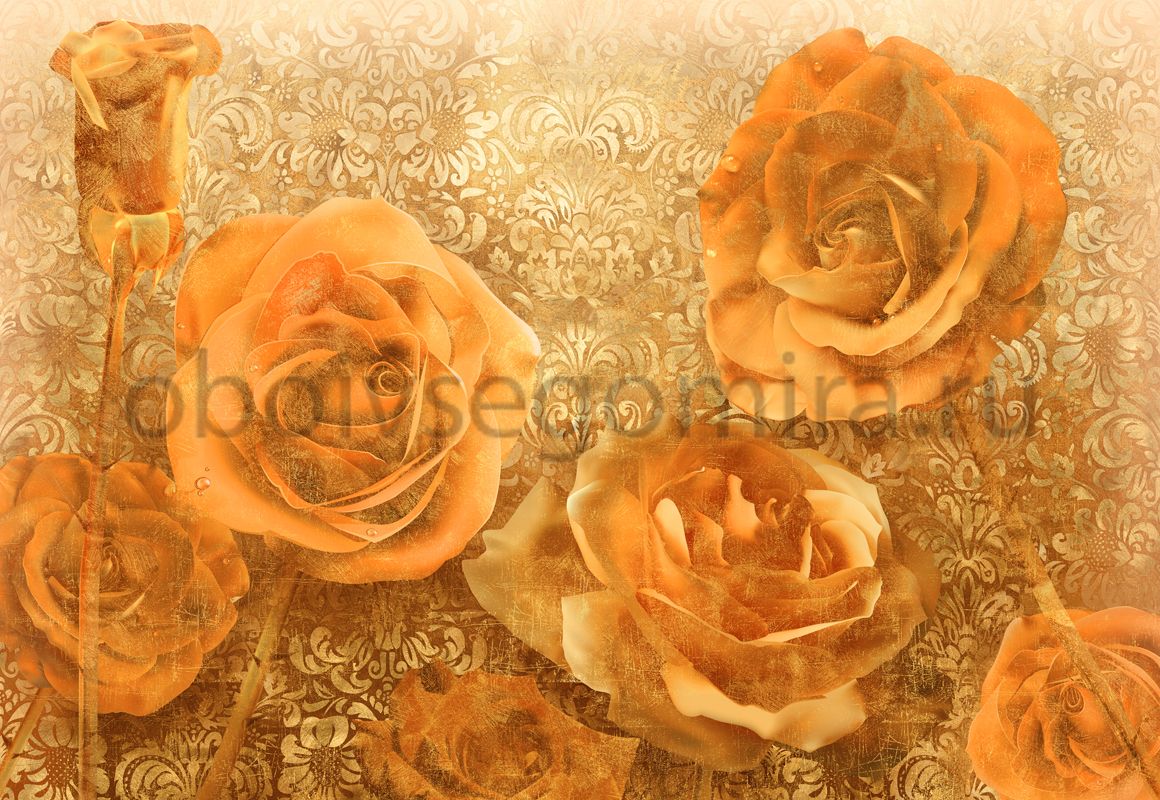 Фрески Цветы Розы 7108