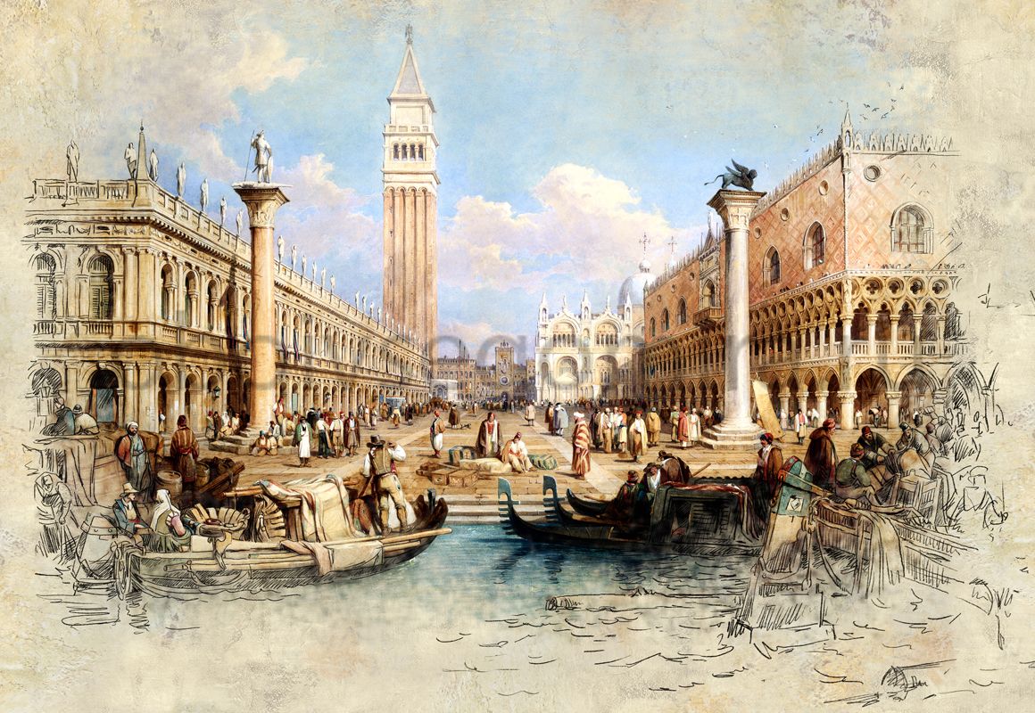 Фрески Пейзажи Венеция 4523