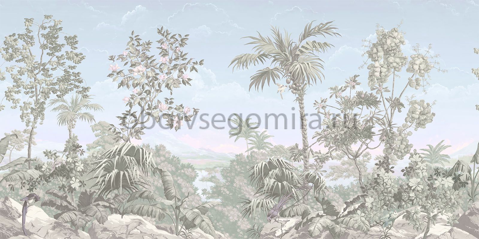 Фрески Коллекции Цветариум Jungle Color 4