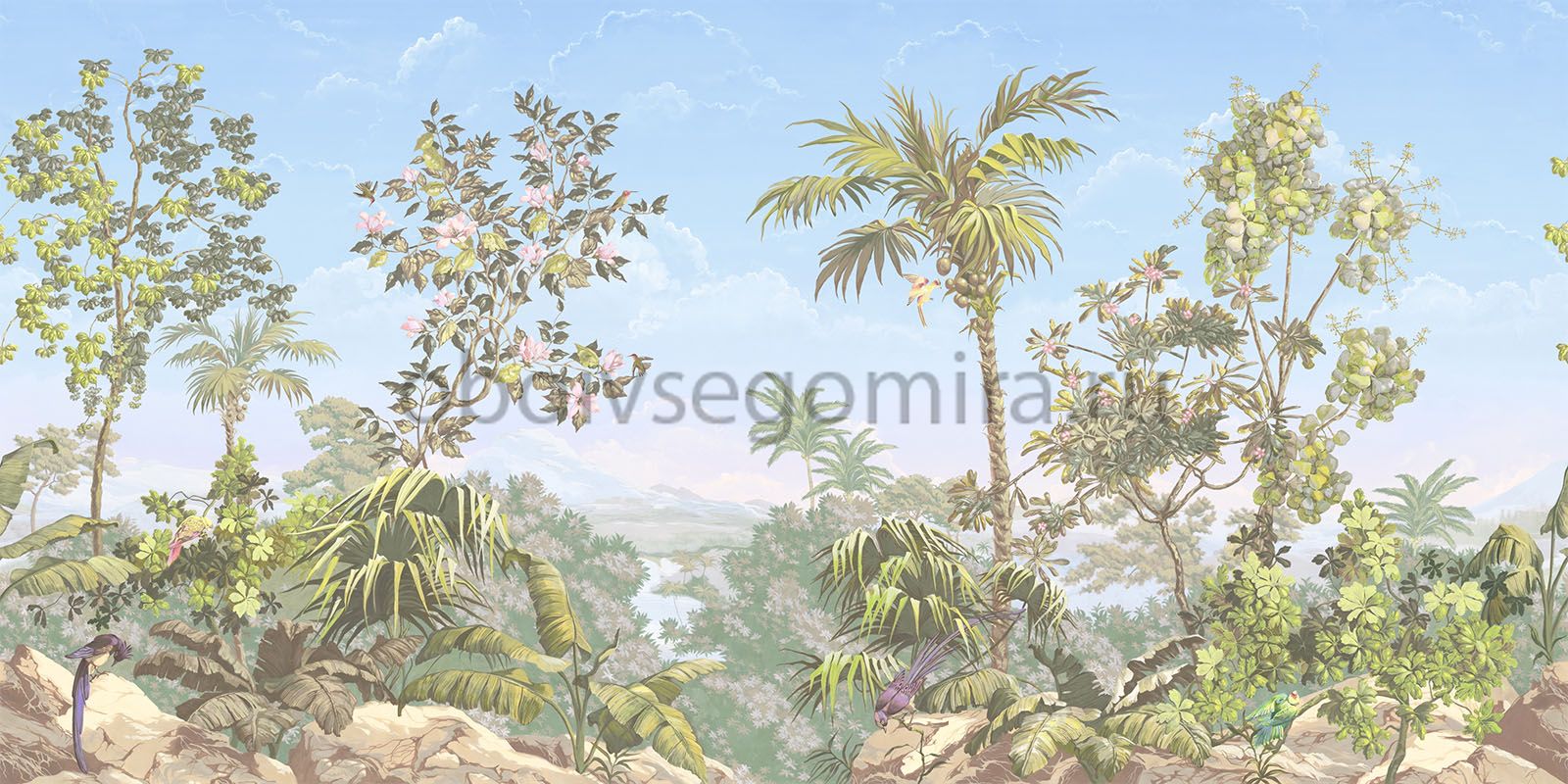 Фрески Коллекции Цветариум Jungle Color 2