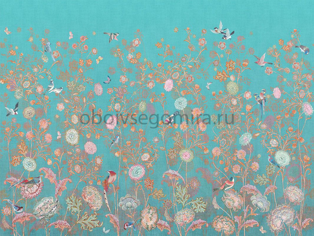 Фрески Коллекции Цветариум Bird kingdom Color 3