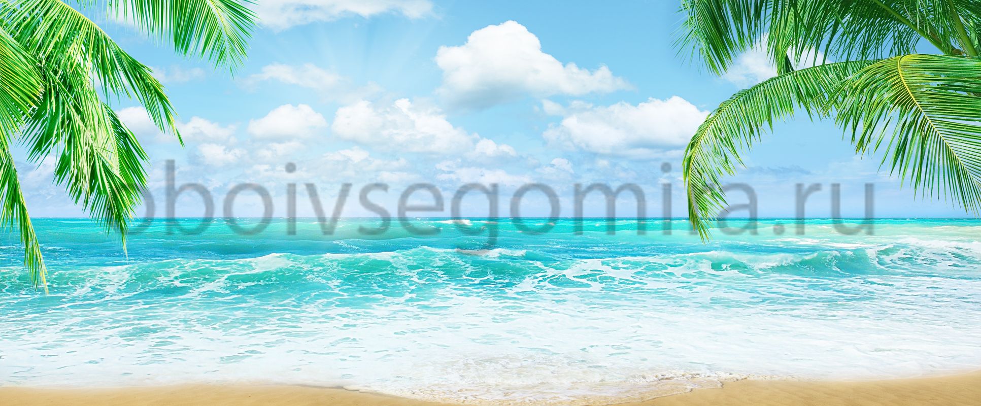 Фрески Пейзажи Пляжи и пальмы ID11101